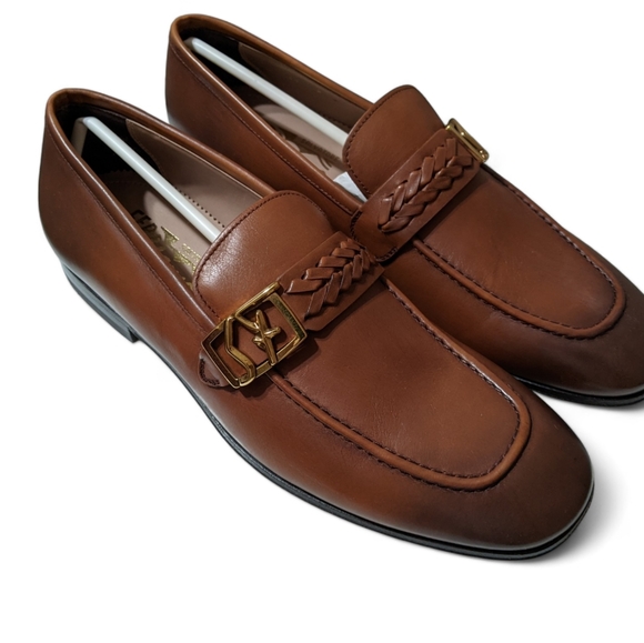 NIB Ferragamo Mens Shoes Size 8 D main image 5